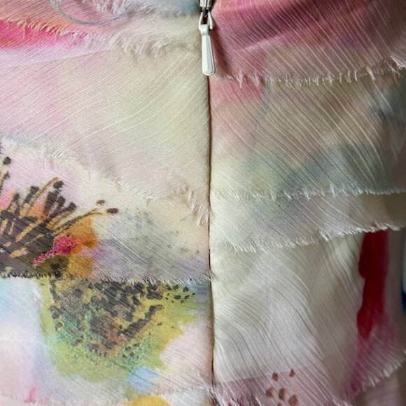 JILL STUART Stunning Teared One Shoulder Cocktail Dress - Size 6 - Picture 4 of 7